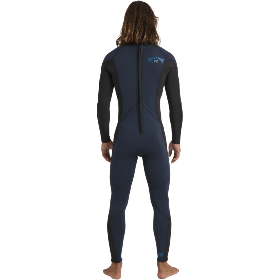 2026 Billabong Heren Absolute 3/2mm Flatlock Rug Ritssluiting Wetsuit 24AW211601 - Ocean